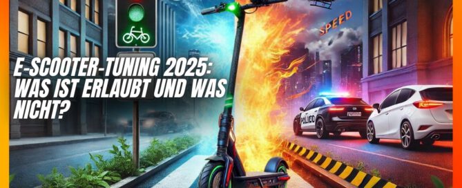 E-Scooter Tuning. Darf man E-Scooter entdrosseln? Diese Frage beantworte ich mit Fakten, Tipps und Warnungen zum Thema Tuning & Recht in Deutschland.