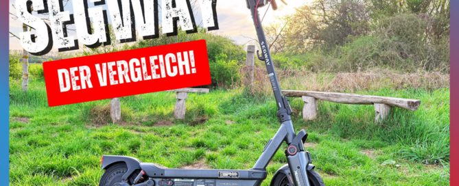 Segway Ninebot F3 Pro D, ZT3 Pro D, Max G3 D oder GT3 D? Wir zeigen dir, welcher E-Scooter perfekt zu deinen Bedürfnissen passt.