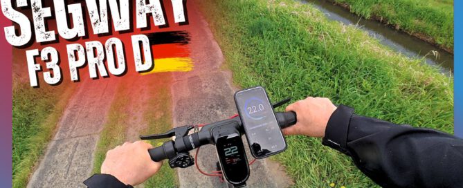 Transparenter E-Scooter-Check ohne doppelten Boden. Unser Livestream-Test zeigt, wie sich der Segway Ninebot F3 Pro D wirklich fährt.