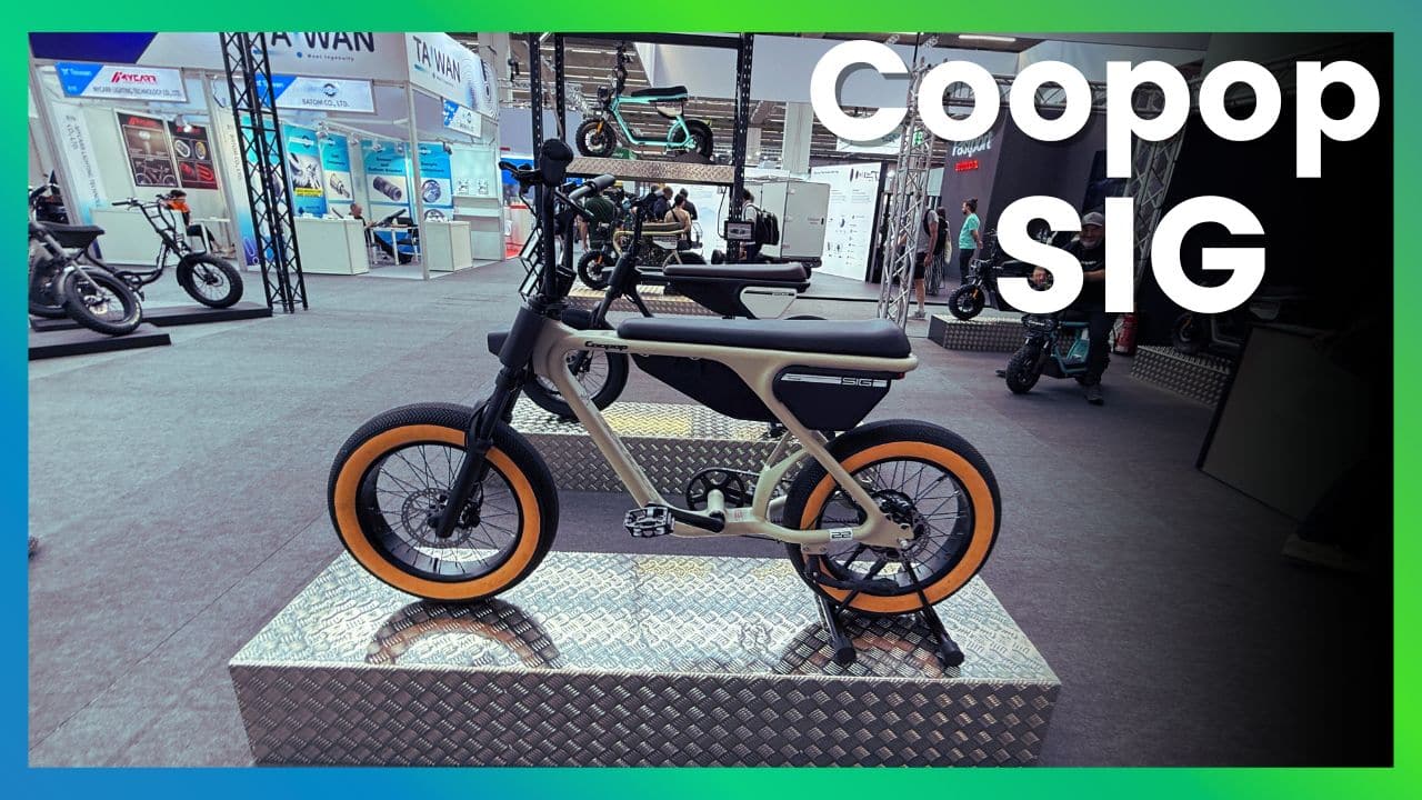 Coopop SIG E-Fatbike vorgestellt: Marcel Hutfilz analysiert Technik, Komfort und reale Alltagstauglichkeit.