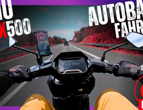 Probefahrt mit der NIU NQiX500 auf der Autobahn