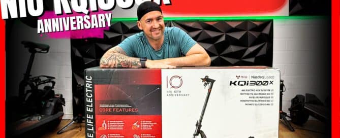 NIU KQi 300X Anniversary ausgepackt: Lohnt der Aufpreis? Alle Pros & Contras im Blog.