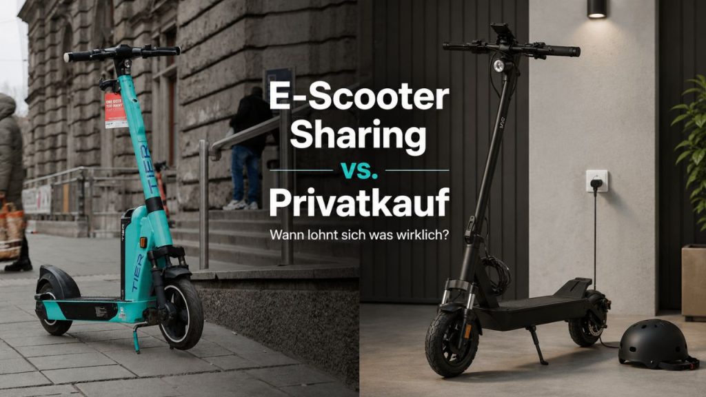 E-Scooter Sharing vs. Privatkauf – Wann lohnt sich was wirklich?