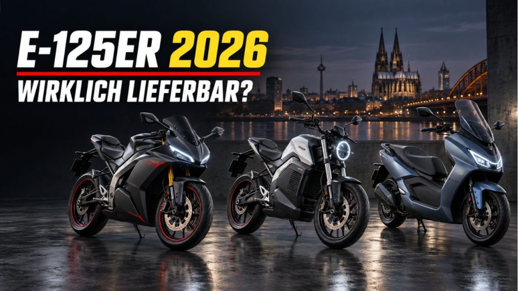 A1-E-Motorräder 2026: Welche Elektro-125er jetzt wirklich lieferbar sind